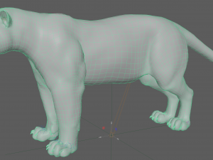 Jaguar Rigged 3D Модель