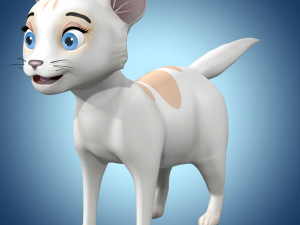 Cartoon Cat 3D Model