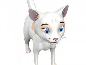 Cartoon Cat 3D Model