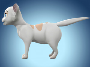 Cartoon Cat 3D Model