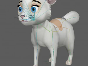 Cartoon Cat 3D Model