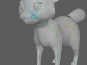 Cartoon Cat 3D Model