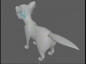 Cartoon Cat 3D Model