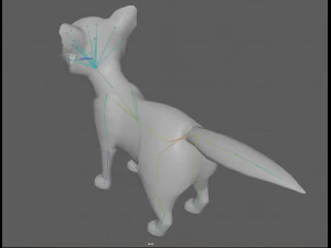 Cartoon Cat 3D Model