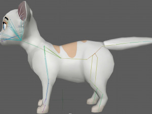 Cartoon Cat 3D Model