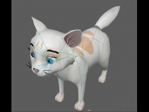 Cartoon Cat 3D Model