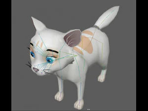Cartoon Cat 3D Model