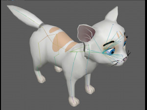 Cartoon Cat 3D Model