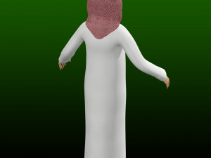 Arab Man Rig Modello 3D