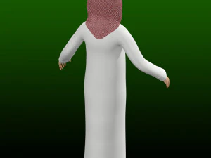 Arab Man Rig 3D Model