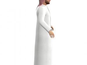Arab Man Rig 3D Model