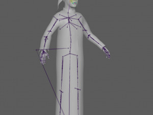Arab Man Rig Modello 3D