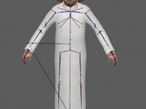 Arab Man Rig Modello 3D
