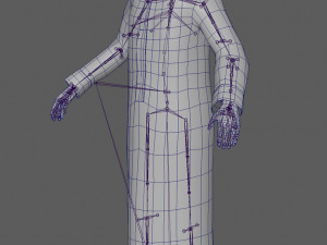 Arab Man Rig Modello 3D