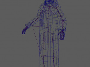 Arab Man Rig Modello 3D
