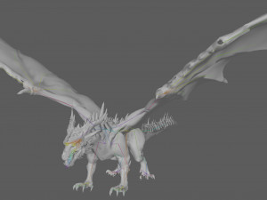 Big Ancient Dragon Model 3D