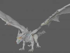 Grande Drag&atilde;o Antigo Modelo 3D