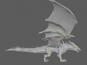 Big Ancient Dragon Model 3D