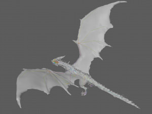 Big Ancient Dragon Model 3D