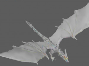 Big Ancient Dragon Model 3D