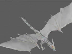 Grande Drag&atilde;o Antigo Modelo 3D