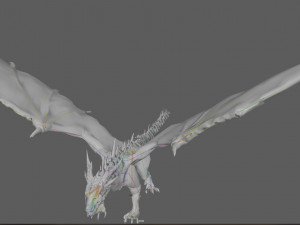 Big Ancient Dragon Model 3D