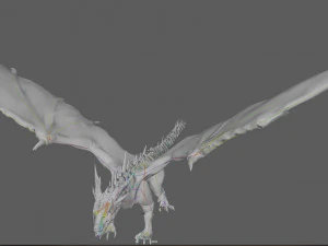 Grande Drag&atilde;o Antigo Modelo 3D