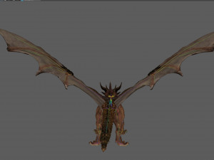 Big Ancient Dragon Model 3D