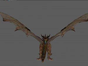 Grande Drag&atilde;o Antigo Modelo 3D