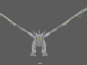 Grande Drag&atilde;o Antigo Modelo 3D