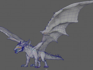 Big Ancient Dragon Model 3D
