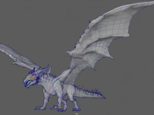 Grande Drag&atilde;o Antigo Modelo 3D