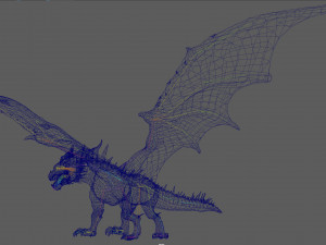 Big Ancient Dragon Model 3D