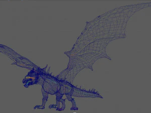 Grande Drag&atilde;o Antigo Modelo 3D