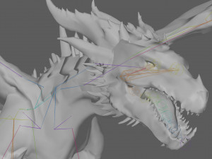 Big Ancient Dragon Model 3D
