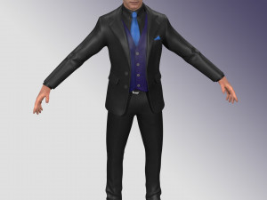 Business Man Rig 3D Modell