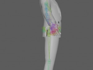 Business Man Rig 3D Modell
