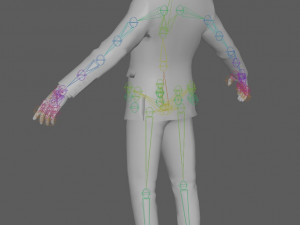 Business Man Rig 3D Modell