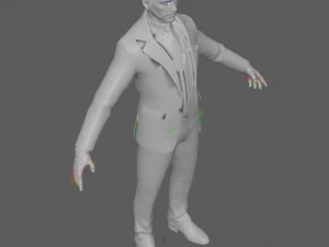 Business Man Rig 3D Model