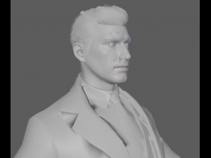 Business Man Rig 3D Modell