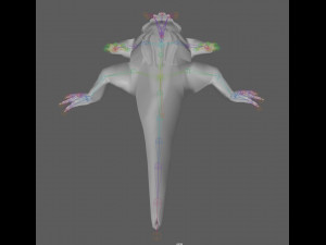 Crocodile Rig Modelo 3D