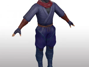 Ninja Warrior Rig 3D Model