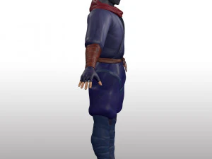 Ninja Warrior Rig 3D Model