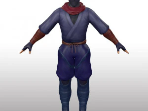 Ninja Warrior Rig 3D Model