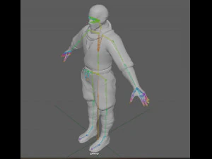 Ninja Warrior Rig 3D Model