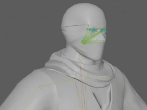 Ninja Warrior Rig 3D Model