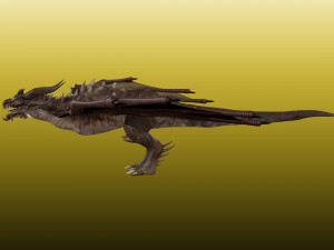 Dragon Wyvern Rig 3D Модель