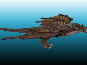 Dragon Wyvern Rig 3D Модель