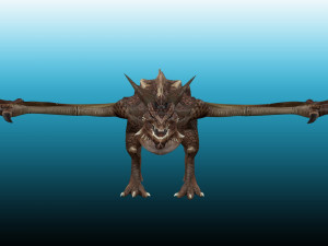 Dragon Wyvern Rig 3D Модель