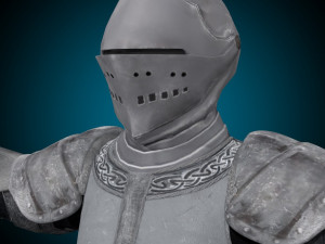 Templar Knight Rig Modello 3D